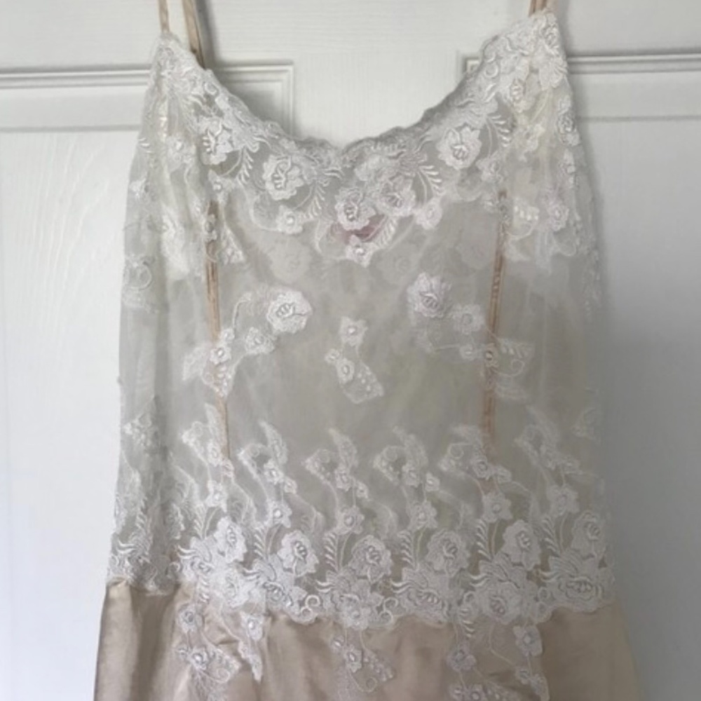 Ivory Victoria Secret Silk & Lace Cami - Picture 5 of 5